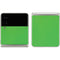 Green Carbon Fiber Specialty Material Galaxy Z Flip3 5G Skin